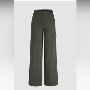 Green Cargo Pants - S